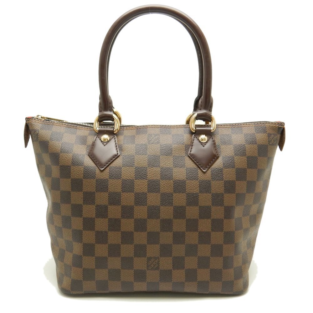 Louis Vuitton Damier Saleya PM Ebene Tote Bag